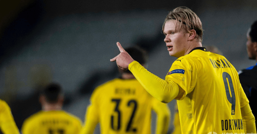  哈兰德梅开二度助多特横扫沃尔夫斯堡